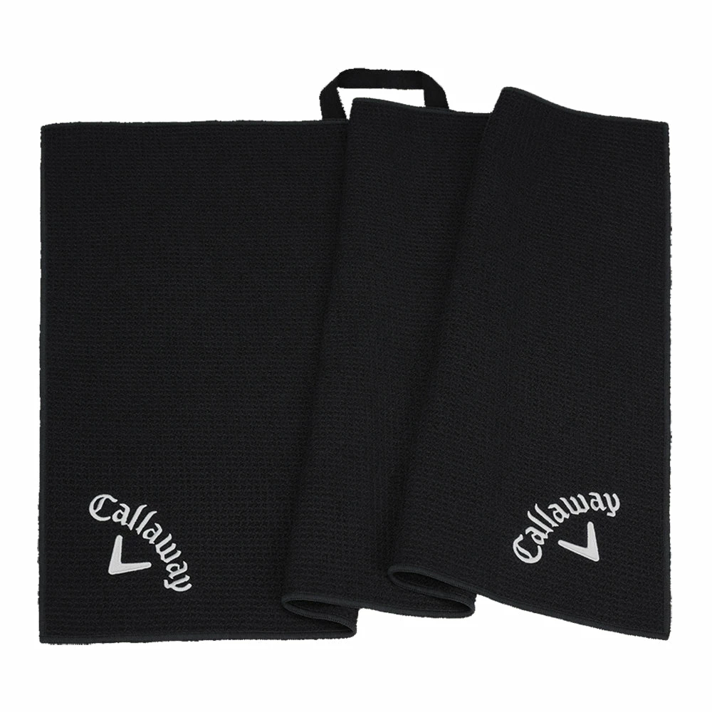 Callaway Black Players Towel 3 Callaway Black Players Towel - Image 2