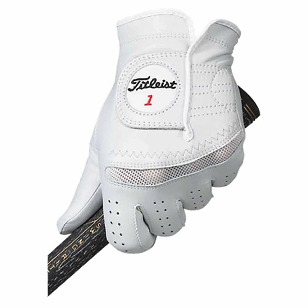 Titleist Perma-Soft Cadet White Mens Left Hand Golf Glove 4 Titleist Perma-Soft Cadet White Mens Left Hand Golf Glove - Image 2