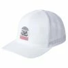 TravisMathew A Frame Mens Hat -Hats Sales 11604 WHITE a6ae39d7 0d19 467f 8d44 71c9358823e6
