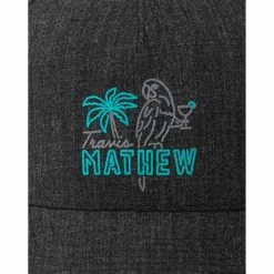 TravisMathew Party Parrot Mens Hat -Hats Sales 12319 HTHRBLACK 2