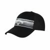 Callaway Stripe Mesh Adjustable Mens Hat 1 Callaway Stripe Mesh Adjustable Mens Hat -Hats Sales 16125 BLKWHTGREY
