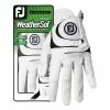 FootJoy WeatherSof White Womens Golf Glove -Hats Sales 17573 LEFT f4397544 5d89 4c42 bd56 aaea47a80fc9