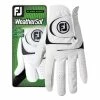 FootJoy WeatherSof White Mens Golf Glove 1 FootJoy WeatherSof White Mens Golf Glove -Hats Sales 17579 LEFT