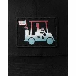 TravisMathew Hard Flex Mens Hat -Hats Sales 19499 BLACK 2 92fa8479 9e57 4606 8e56 826e8ba430cc