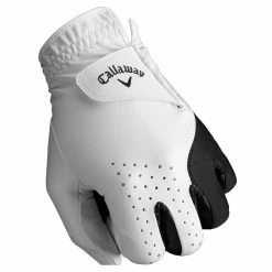 Callaway Weather Spann White Mens Golf Glove -Hats Sales 20504 2