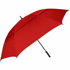 Bag Boy Haas-Jordan Thunder Vented Golf Umbrella -Hats Sales 23191 RED