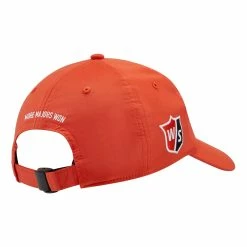 Wilson Golf Wilson Pro Tour Mens Golf Hat -Hats Sales 25032 ORANGEWHITE 1