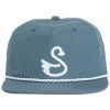 Swannies Dubs Mens Golf Hat -Hats Sales 25500 SLATEWHITE