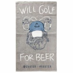 Cuater By TravisMathew Happy Head Golf Towel