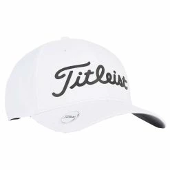 Titleist Players Performance Ball Marker Mens Golf Hat -Hats Sales 25806 WHITEBLACK10