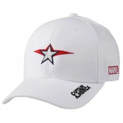 Volvik Marvel Captain America Mens Golf Hat -Hats Sales 26124 WHITE