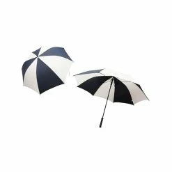 Jp Lann JPLann Player Supreme Single Canopy Auto Open Umbrella -Hats Sales 26839 NAVYWHITE