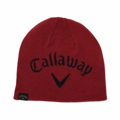 Callaway Reversible Mens Golf Beanie -Hats Sales 27031 CARDINAL 1