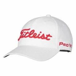 Titleist Tour Performance White Mens Golf Hat 17 Titleist Tour Performance White Mens Golf Hat -Hats Sales 85046 WHITERED
