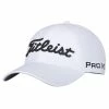 Titleist Tour Elite White Mens Golf Hat -Hats Sales 85047 WHITEBLACK