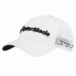 Taylor Made TaylorMade Performance Cage Mens Golf Hat -Hats Sales 85089 WHITE c3c25c80 dac1 4449 811b f730a7dddc05